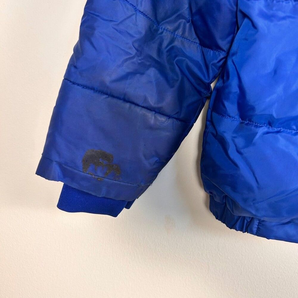 Hurley Boys Puffer Jacket Size L 12-13 Years Blue Navy Hooded Full Zip Coat - Picture 6 of 10